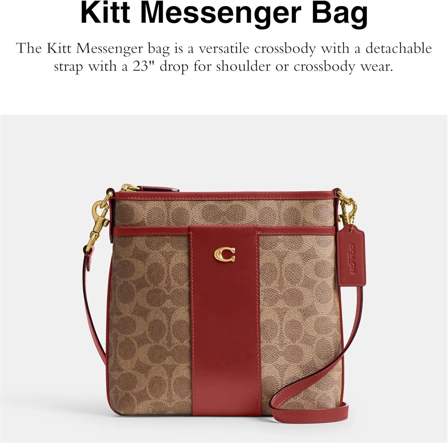 COACH Crossgrain Leather Kitt Messenger Bag