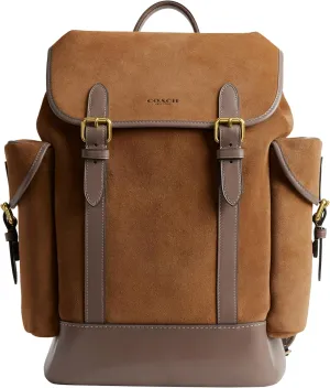 COACH Men's Hitch Backpack, Cedar Suede, One Size