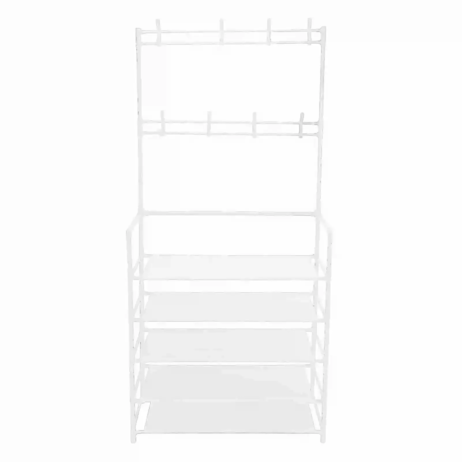Coat Rack Stand 2 In 1 Space Saving Freestanding Stable Load Bearing Entryway Clothes Hanging Organizer Multifunction for Home