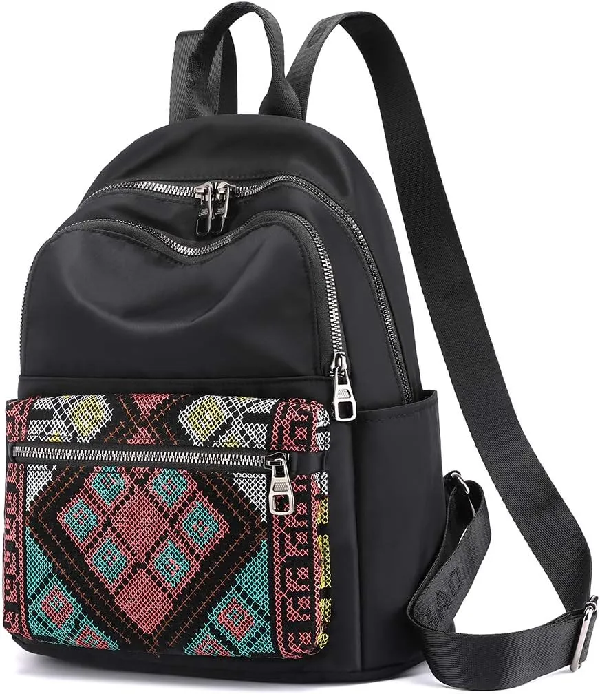 Collsants Small Nylon Backpack for Women Lightweight Mini Backpack Purse Travel Daypack (SH)