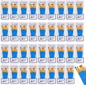 Color Swell Bulk Paint Brushets - 36 Packs of 12 per Pack (432 Total) - Bulk Paint Brushes