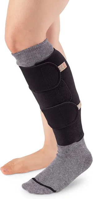 COMPREFLEX 30-40 mmHg Below Knee (NO Boot) Low Stretch Black, by BiaCare (XXLarge/Tall, Black)