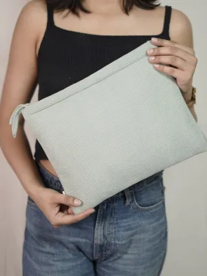 Corduroy I-pad Sleeve Sage