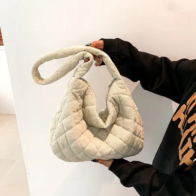 Corduroy Medium Shoulder Bag