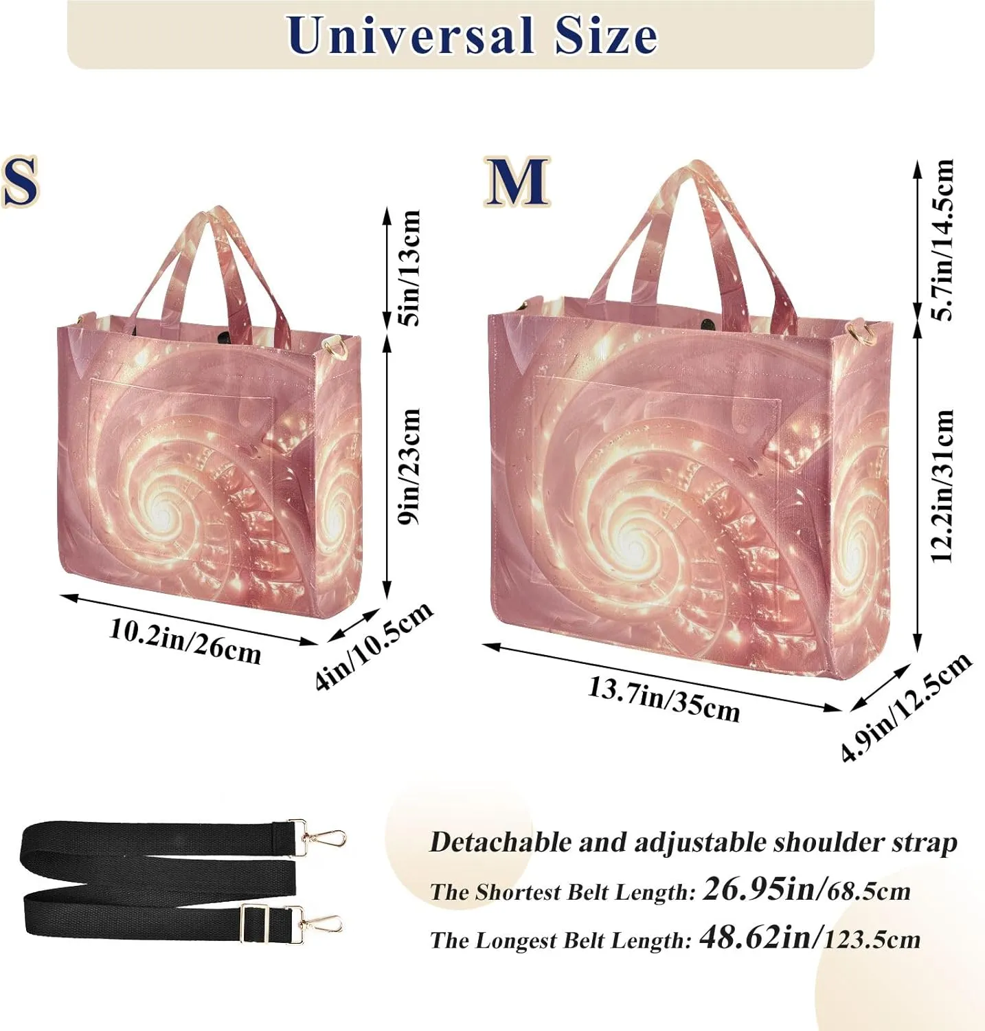 Corduroy Tote Bag Illuminated Rose Fire Women Crossbody Bag with Detachable and Adjustable Shoulder Strap