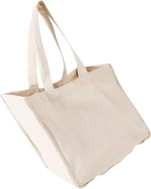 Cotton Grocery Bag Simple Travel Organizer Large Tote Bag Canvas Travel Organizer Sturdy