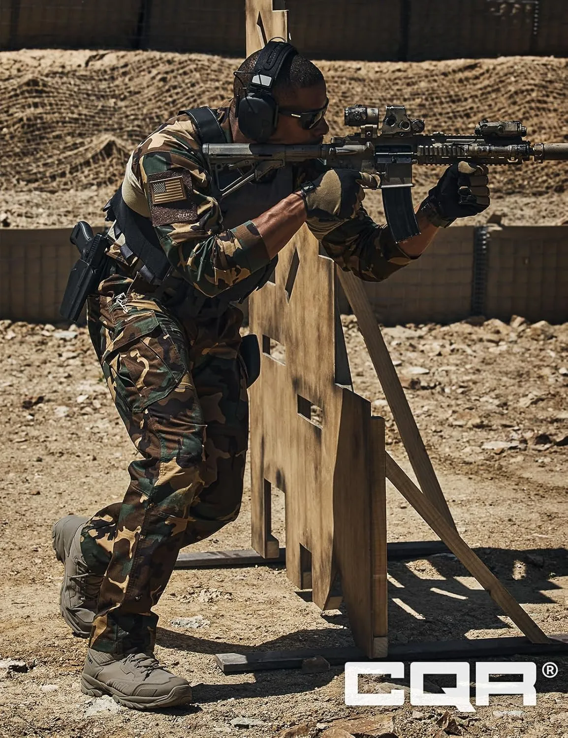 CQR Men's Tactical Pants, Water Resistant Ripstop Cargo Pants, Lightweight EDC Work Hiking Pants, Outdoor Apparel