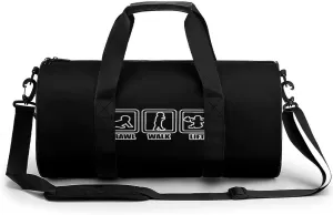 Crawl Walk Lift Compact Gym Bag Travel Duffel Bags Lightweight Foldable Sports Tote Gymbag