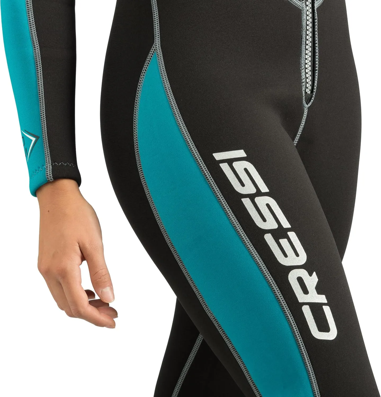 Cressi Ladies' Full Front Zip Wetsuit for Swimming, Snorkeling, Scuba Diving - Lido Long: Designed in Italy