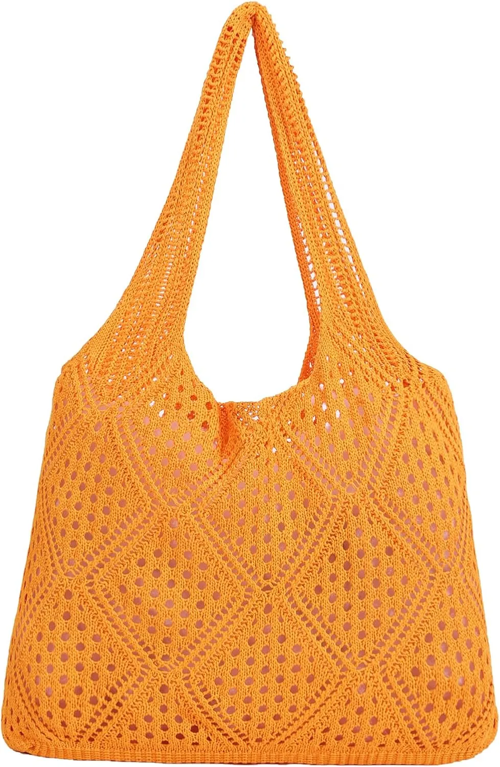 Crochet Mesh Beach Tote Shoulder Handbags Hobo Summer Aesthetic Women's Bag