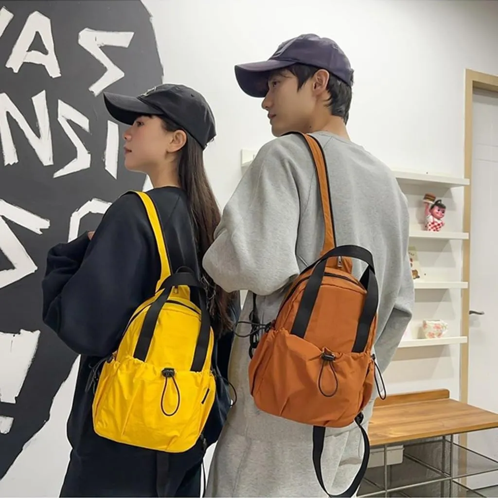 Crossbody Backpack Shoulder Bag Nylon Slings Bag Casual Daypack Rucksack
