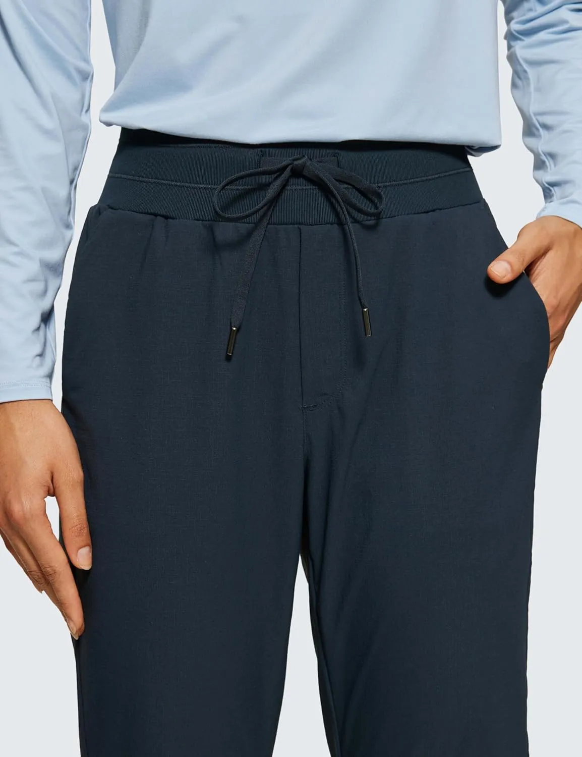 CRZ YOGA Athletic High Waisted Joggers for Women 27.5" - Lightweight Workout Travel Casual Outdoor Hiking Pants with Pockets