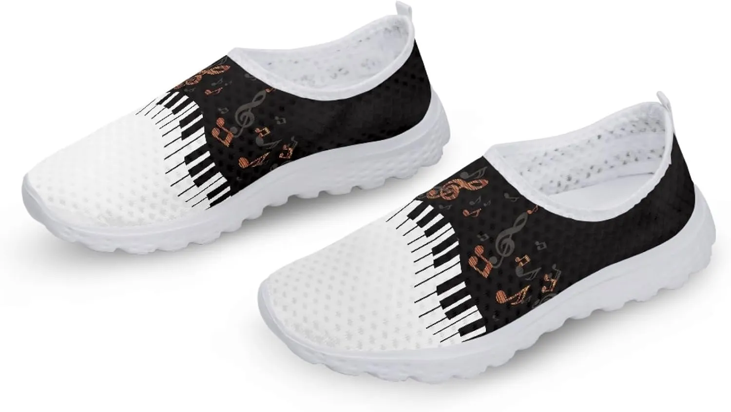 Cumagical Walking Shoes Breathable Mesh Wide Width Design Non Binding Upper for Comfort