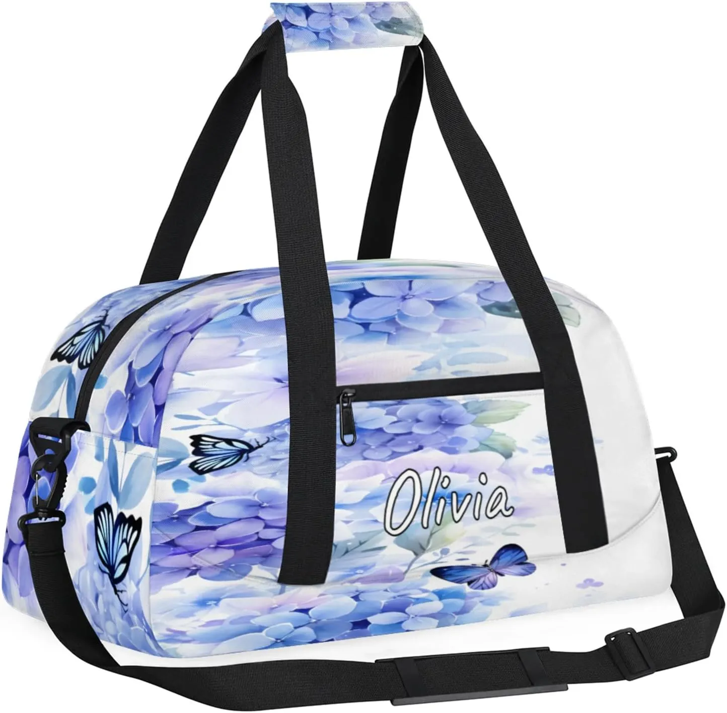 Custom Sports Gym Bag Personalized Name Travel Duffel Bag