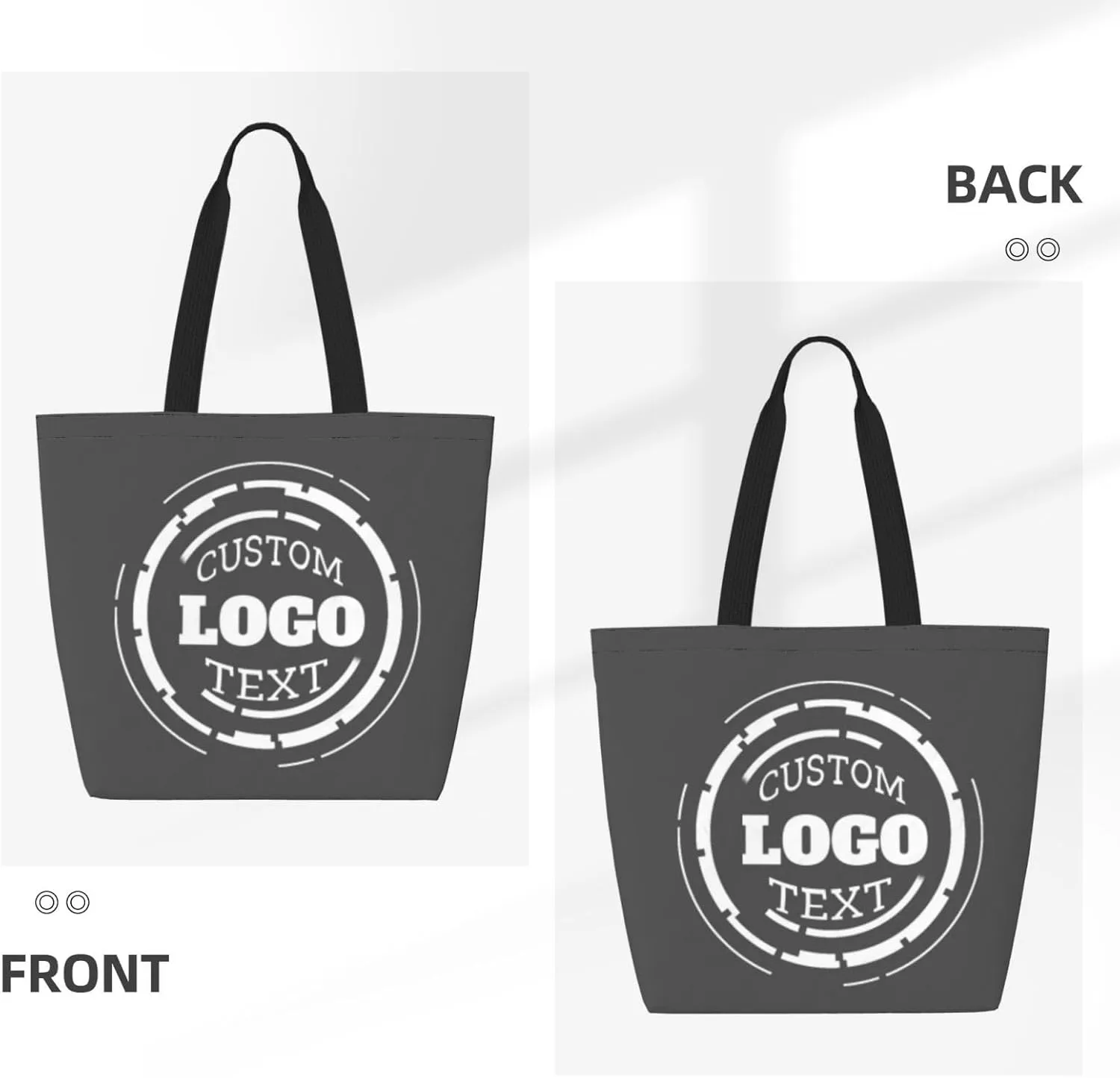 Custom Tote Bags For Women Customized Canvas Gift Bags With Logo Personalized Wedding Canvas Bag Music Tote Bag ﻿