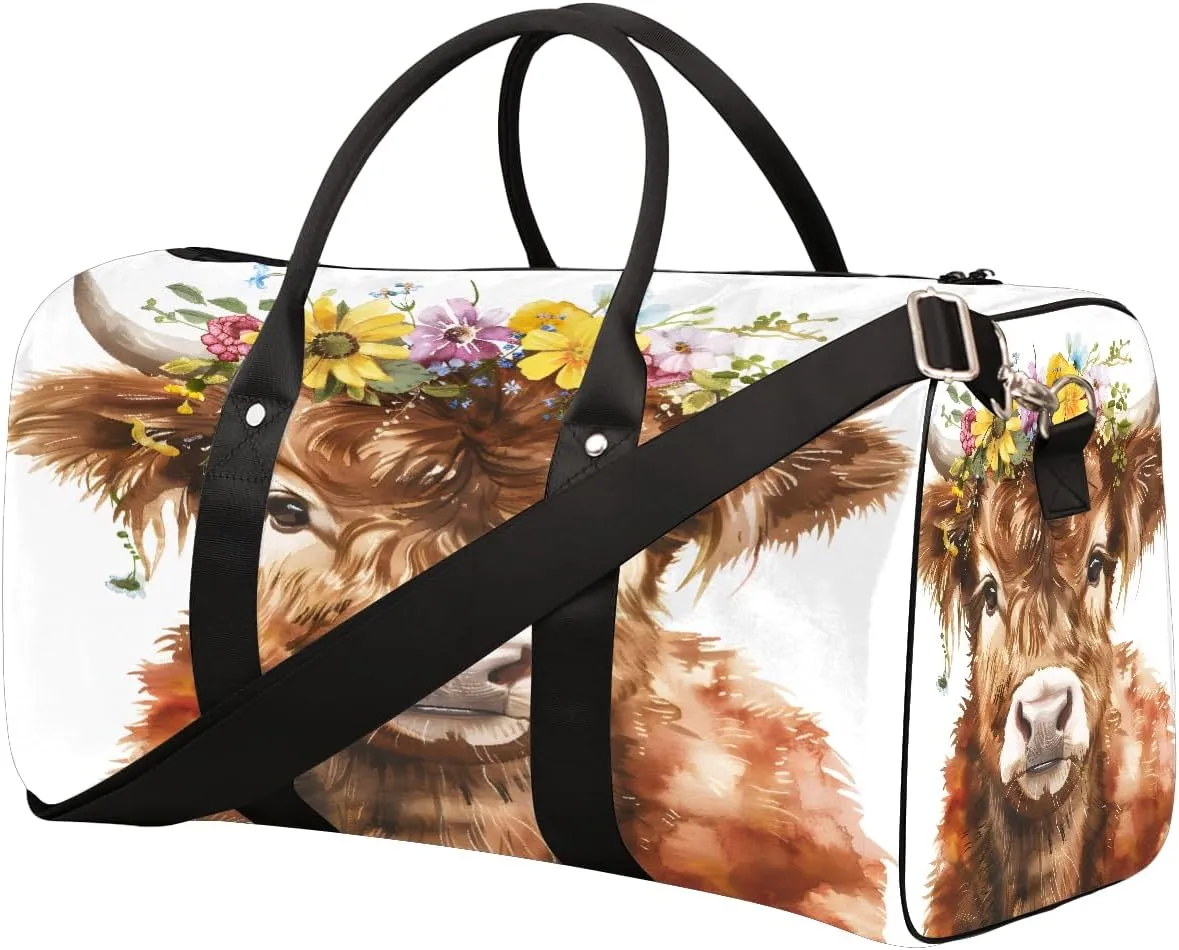 Cute Animal Camel Travel Duffel Bag for Women Men Small Sport Gym Bag Waterproof Weekender Overnight Lightweight Carry on Foldable Gym Bag for Training Swim Yoga Traveling Handbag