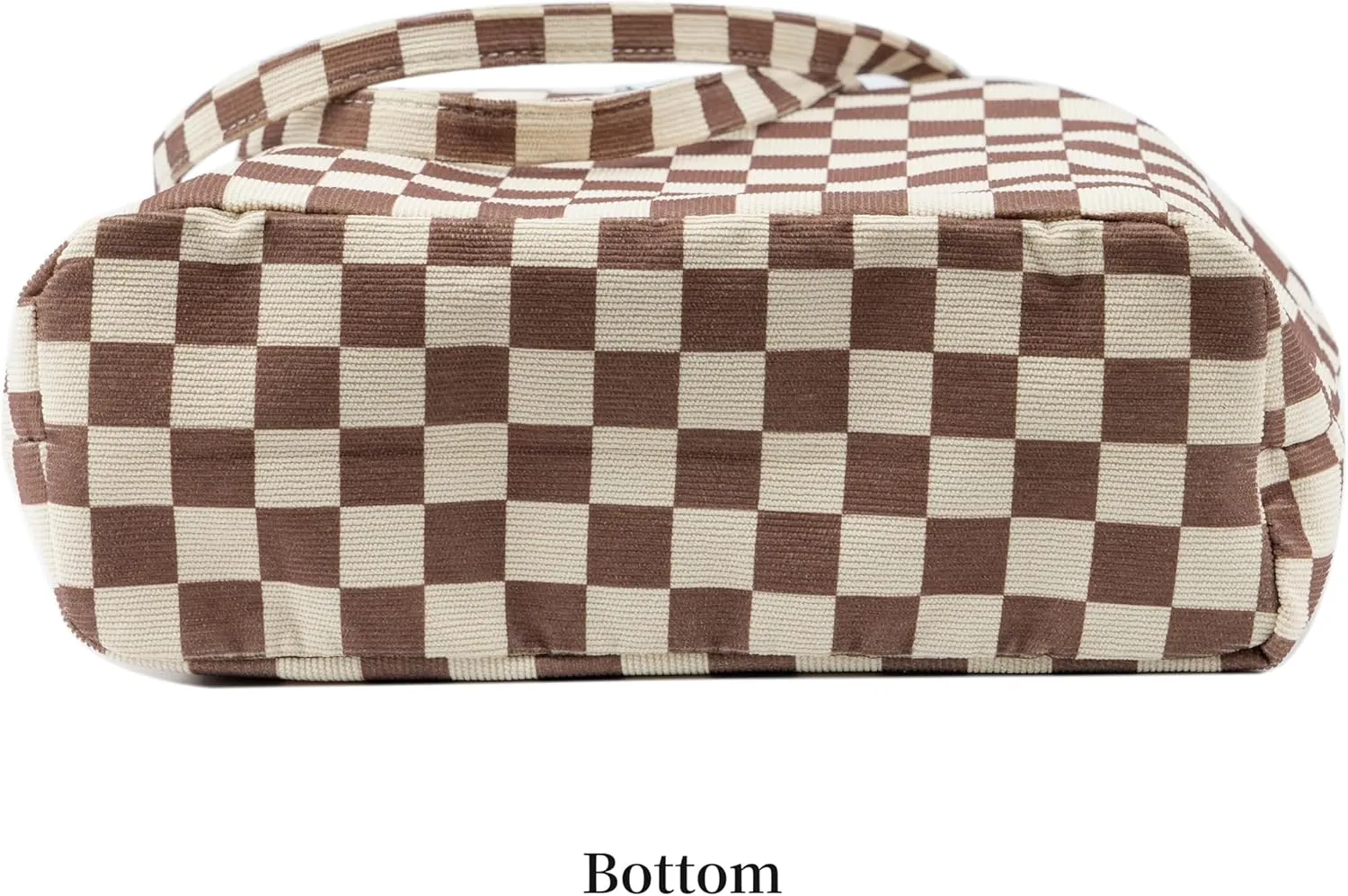 Cute Corduroy Tote Bag Canvas Shoulder Handbags for Women Travel Shopping