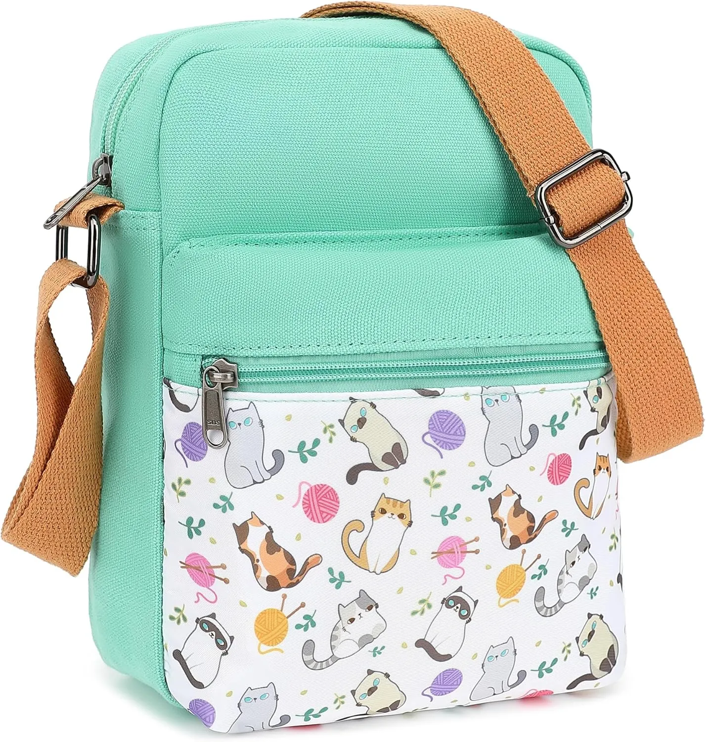 Cute Crossbody Bag and Purse Casual Canvas Shoulder Bag for Women