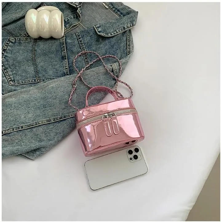 Cute Handbag Purse for Women, Sling Purse Aesthetic Grunge Top Handle Bag Fashion Y2K Shoulder Handbags Women Ladies (pink colour)