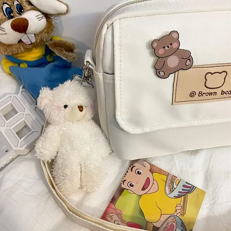 Cute Purse Kawaii Ita Bag Preppy Wallets Japanese Pins Mini Crossbody Messenger Bag Aesthetic Accessories Stuff