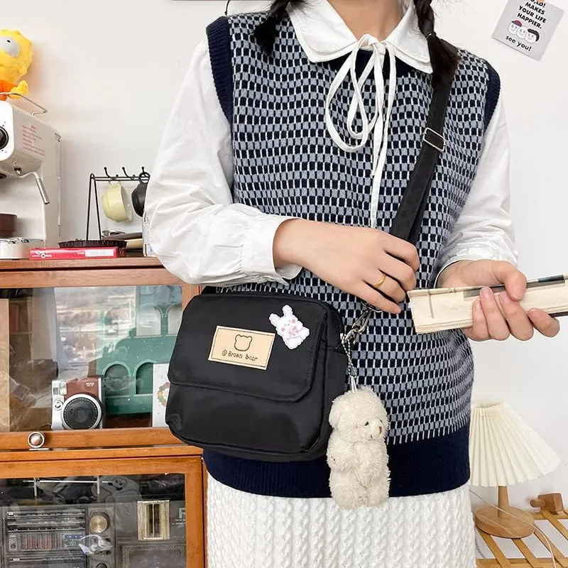 Cute Purse Kawaii Ita Bag Preppy Wallets Japanese Pins Mini Crossbody Messenger Bag Aesthetic Accessories Stuff