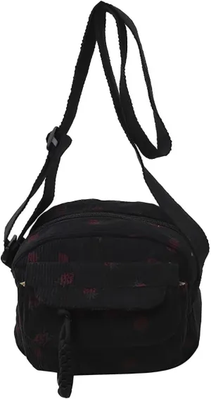 Cute Purses for Women Strawberry Bag Corduroy Tote Bag for Women Messenger Bag Cute Crossbody Bags Handbags
