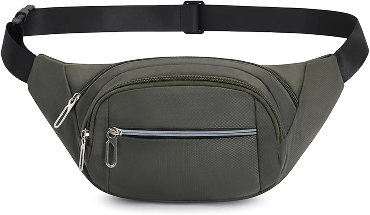 DAITET Crossbody Fanny Pack for Men&Women,Large Waist Bag & Hip Bum Bag with Adjustable Strap for Outdoors Workout Traveling Casual Running Hiking Cycling