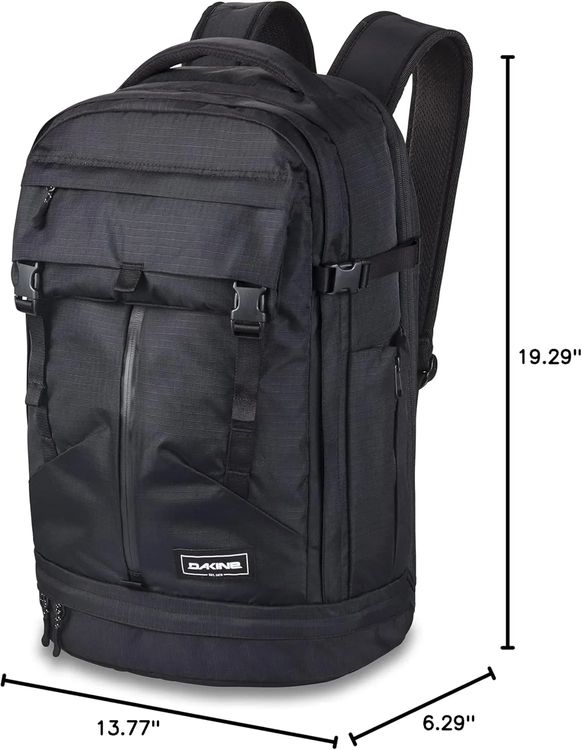 Dakine Verge Backpack 32L - Black Ripstop, One Size