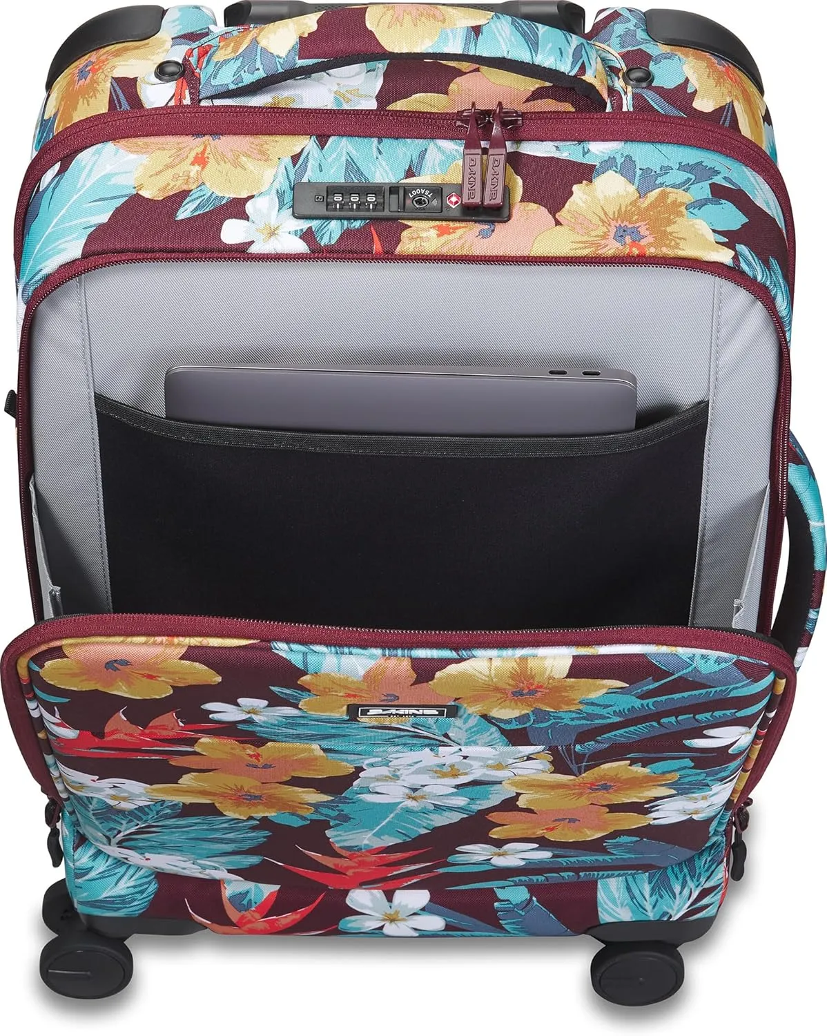 Dakine Verge Carry On Spinner 30L - Night Tropical, One Size