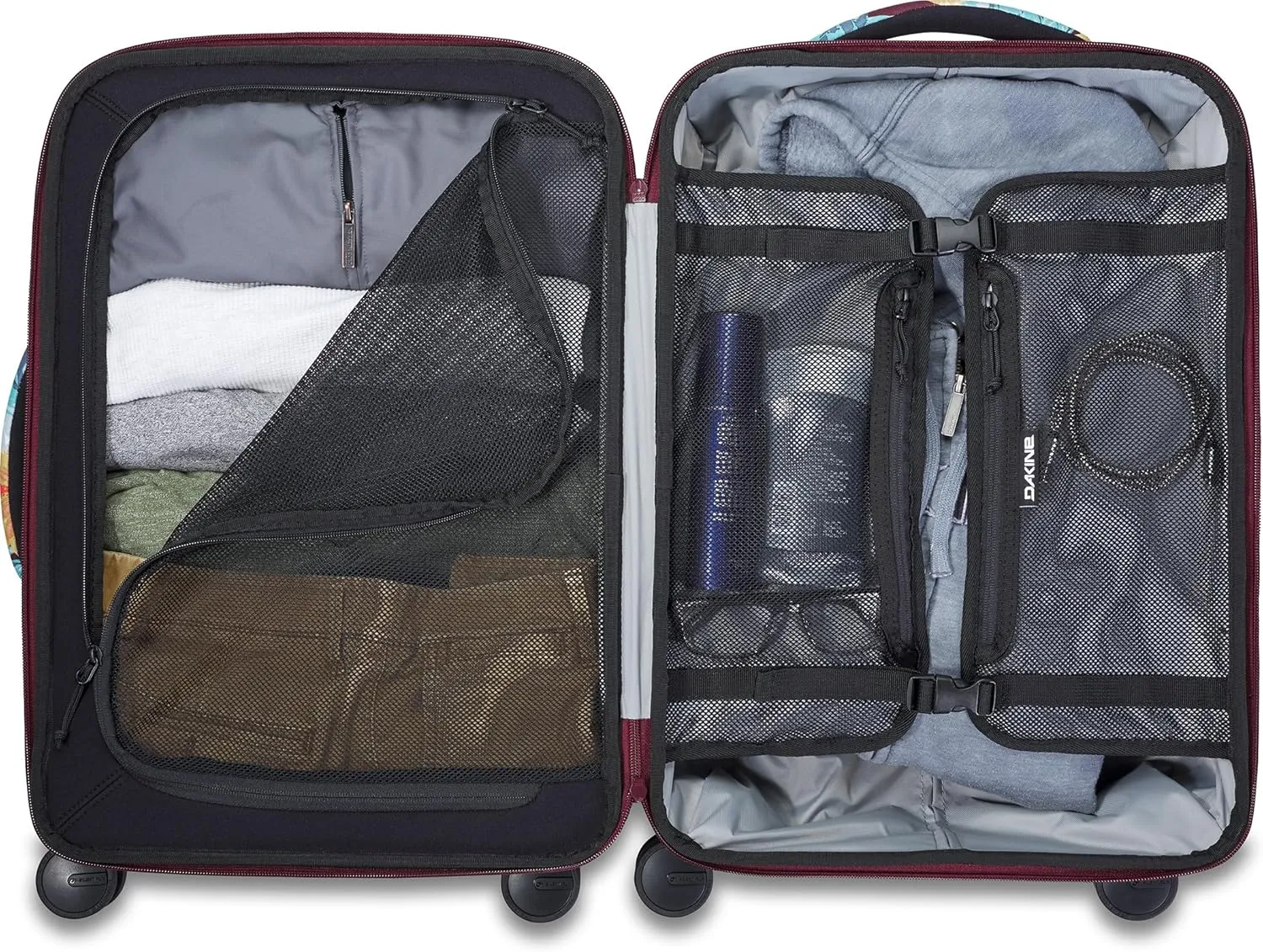 Dakine Verge Carry On Spinner 30L - Night Tropical, One Size