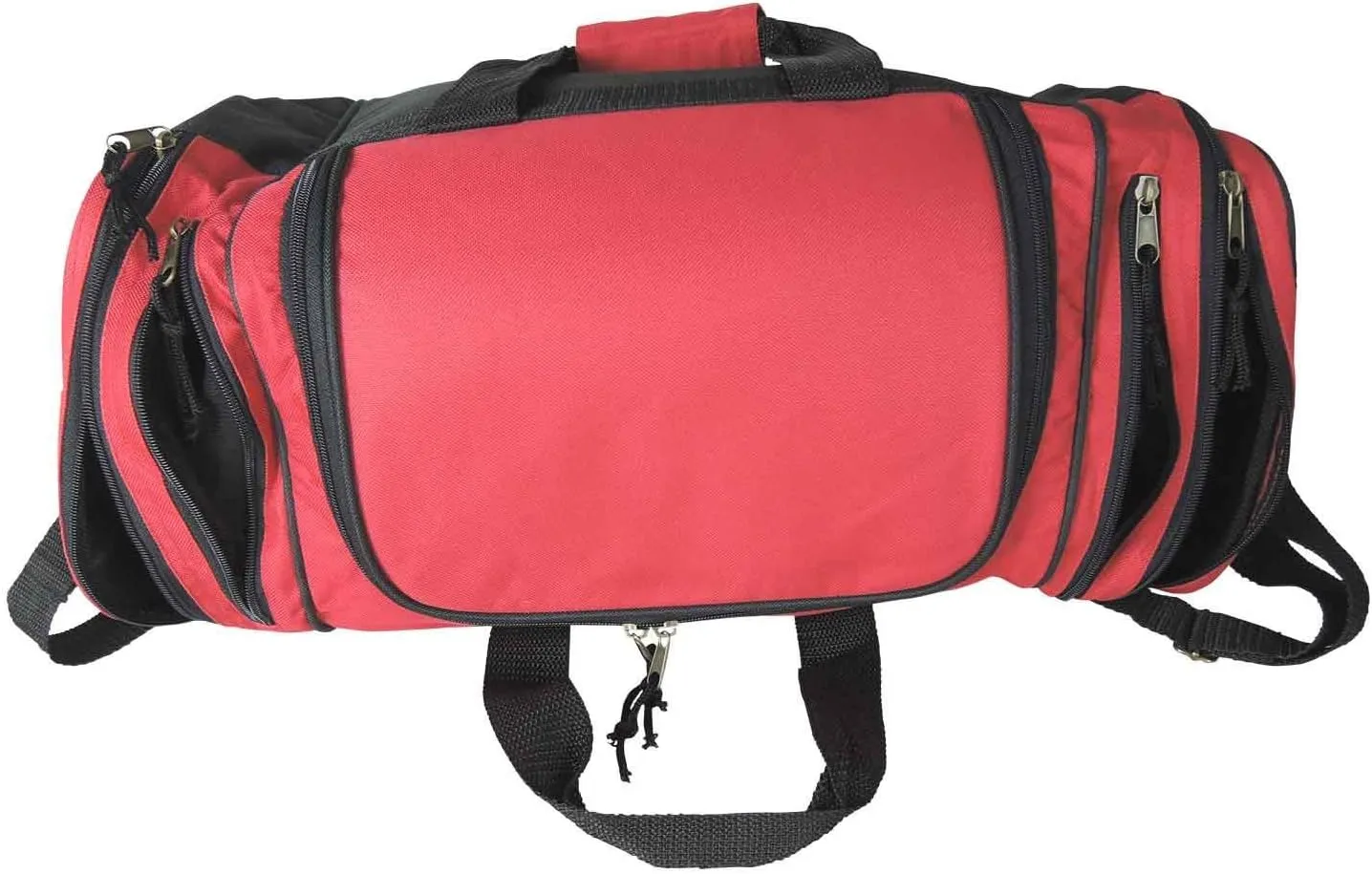 DALIX 20" Sports Duffle Bag w Mesh and Valuables Pockets Travel Gym