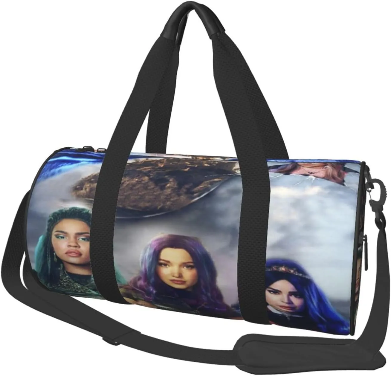 Desc-endants 3 Gym Bag for Women and Men, Gyms Waterproof Dufflebag Lightweight Carryon Gymbag