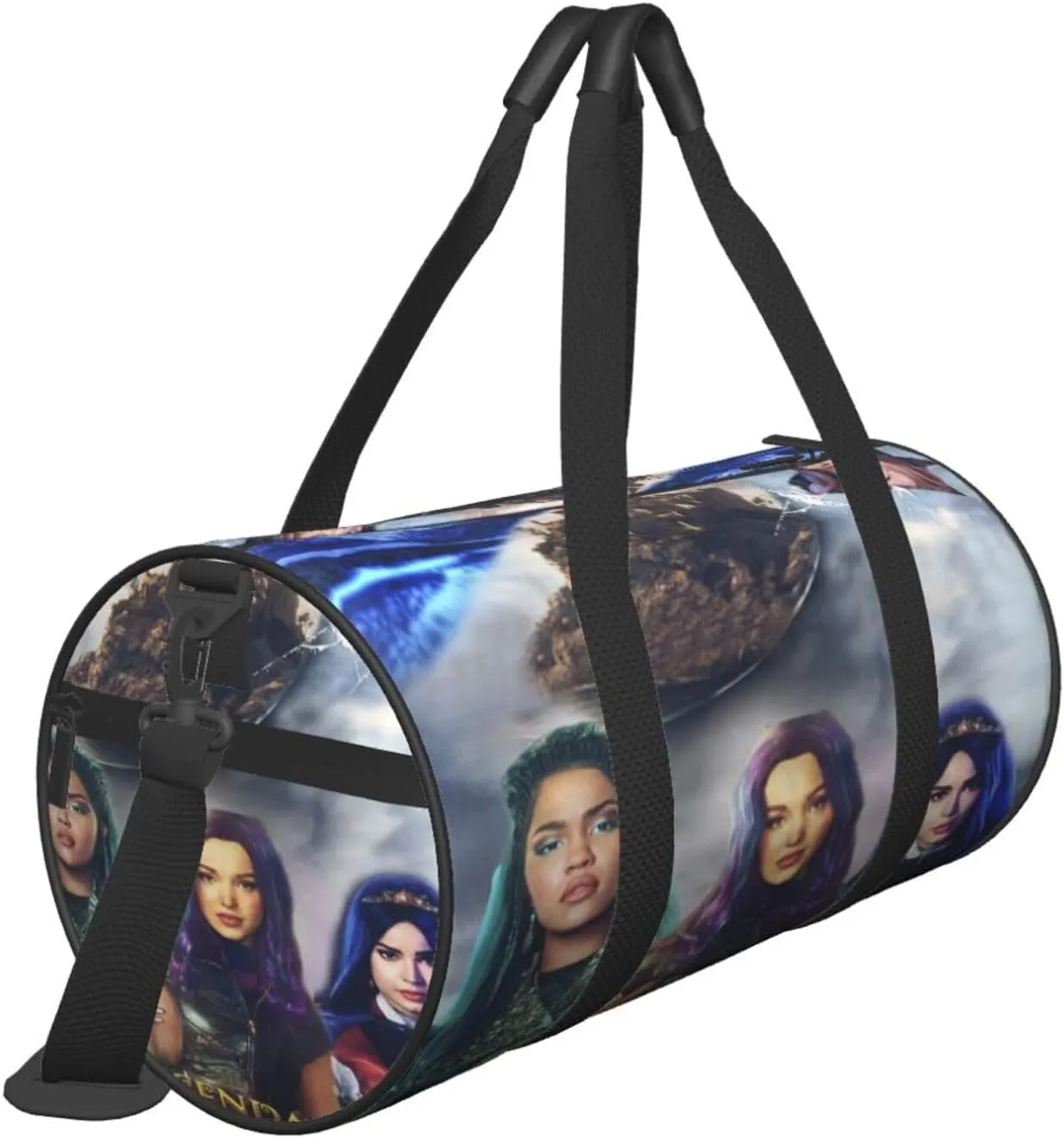 Desc-endants 3 Gym Bag for Women and Men, Gyms Waterproof Dufflebag Lightweight Carryon Gymbag