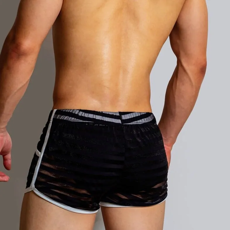 DM Striped Mesh Gym Shorts