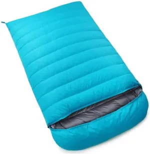 Double Sleeping Bag, Waterproof Lightweight 2 Person Adults Sleeping Bag for Camping, Backpacking, Hiking, with Carrying Bag