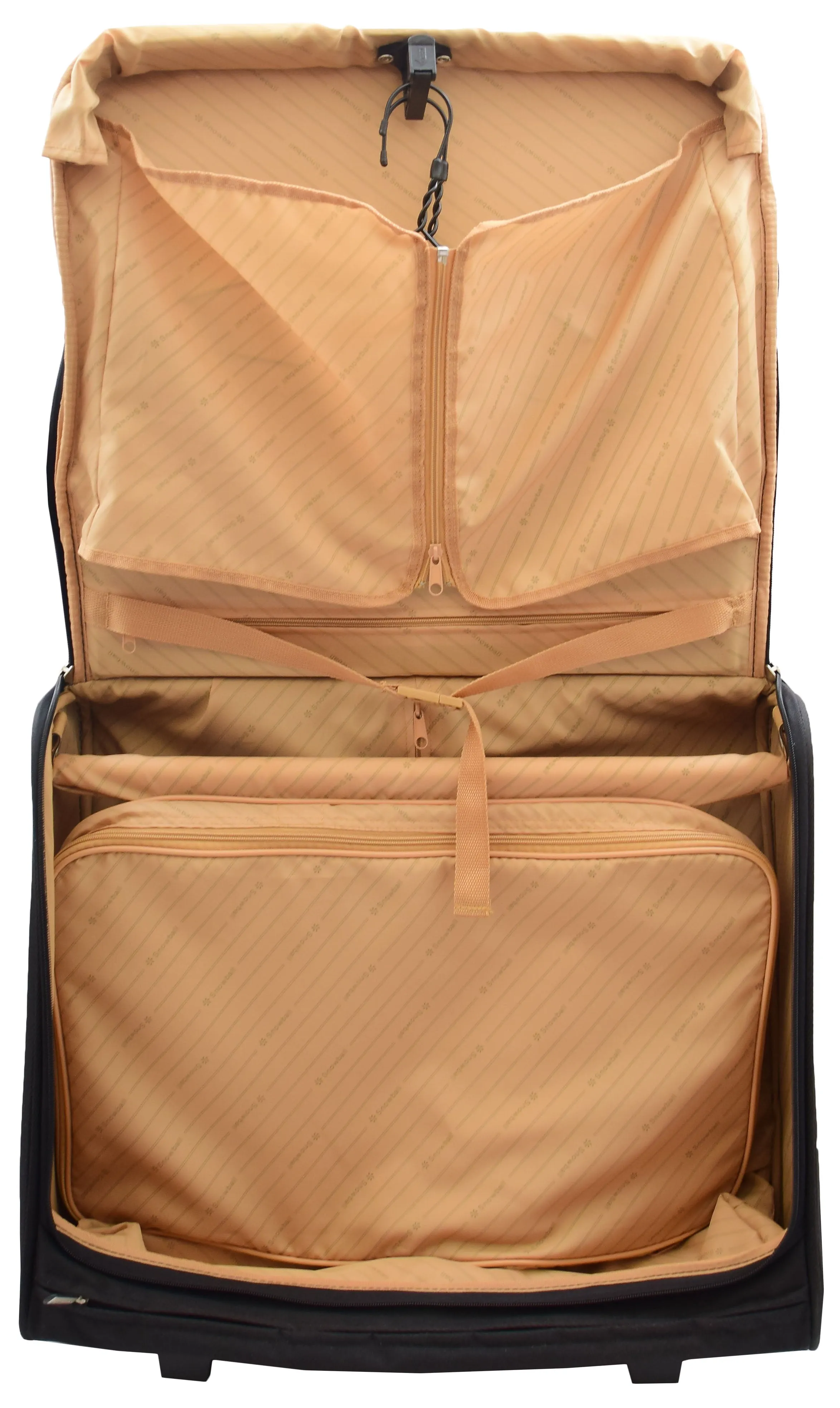 DR680 Travel Rolling Suit Carrier Large Capacity Garment Bag Black