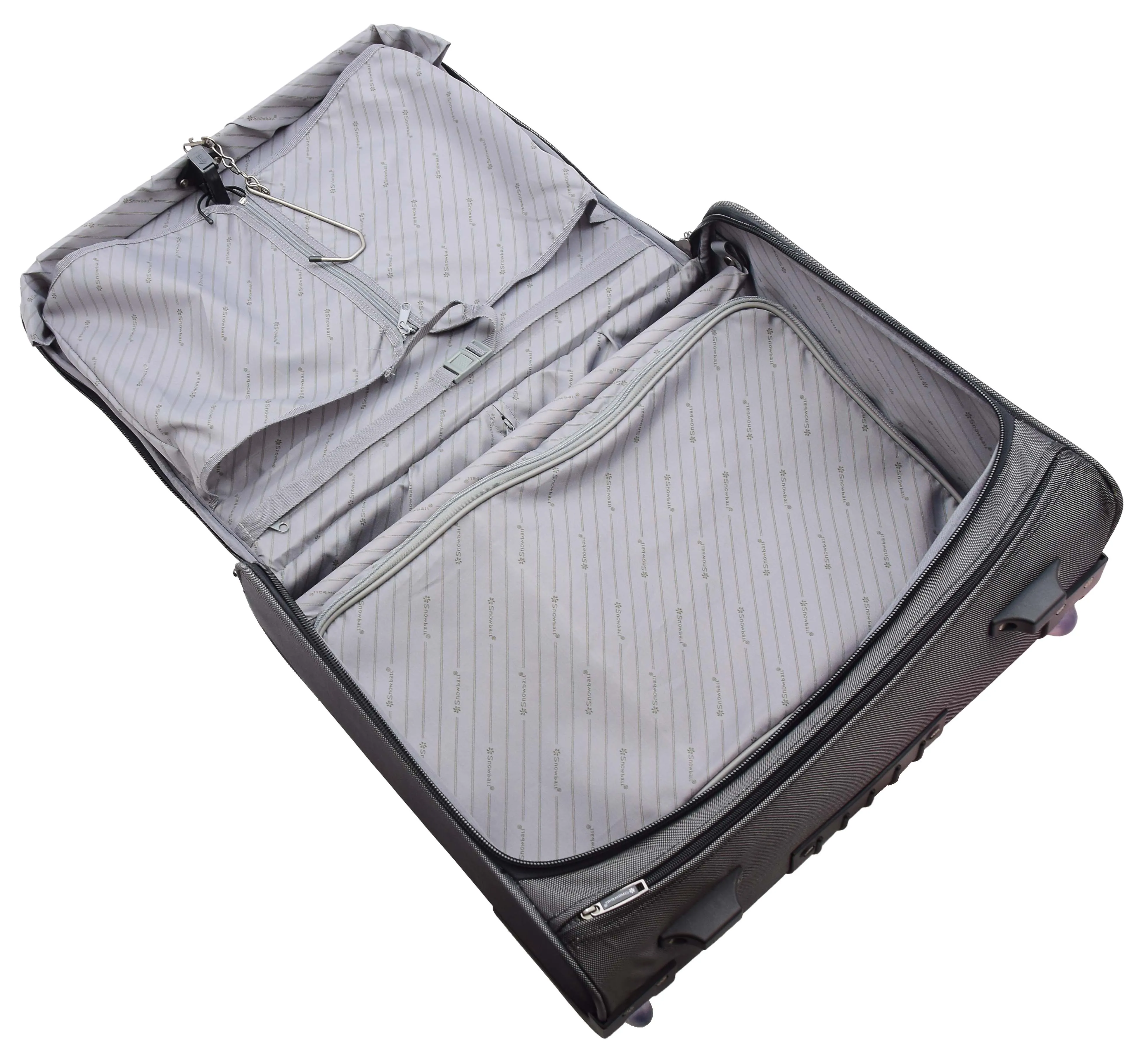 DR680 Travel Rolling Suit Carrier Large Capacity Garment Bag Grey