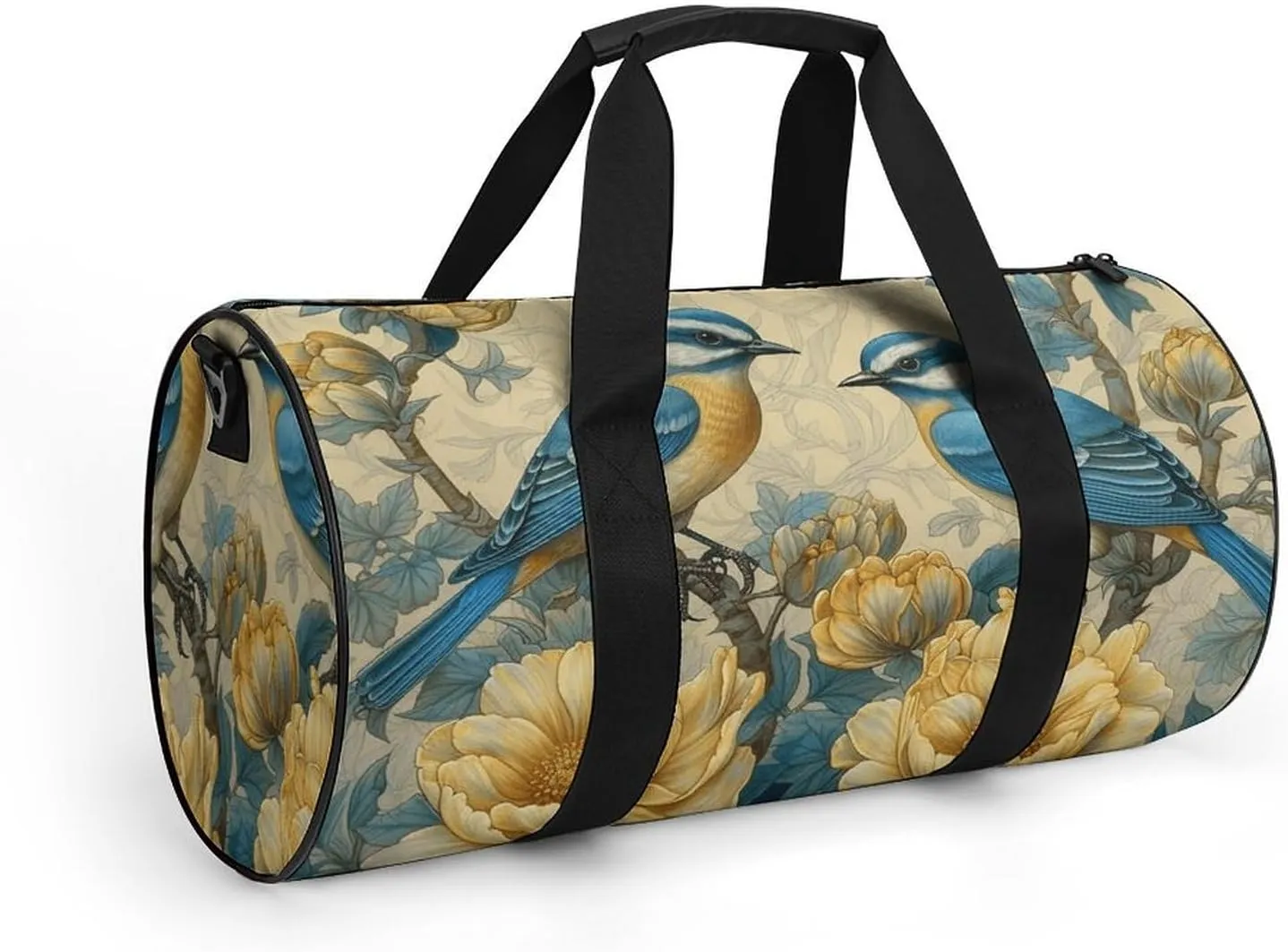Duffel Bag for Men Women Gym Bag Bird Style Painting Travel Duffel Bag Waterproof Overnight Bag for Sports Workout