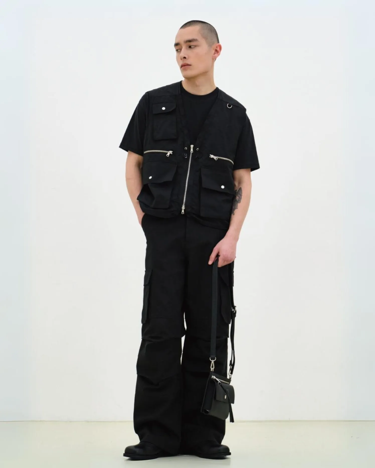 DWS All-Purpose Leather Bag Black