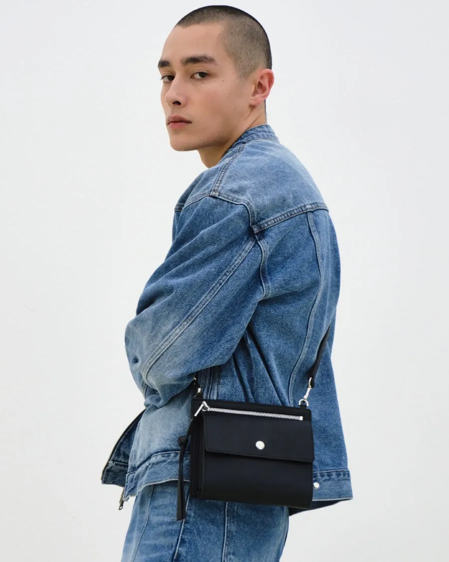 DWS All-Purpose Leather Bag Black