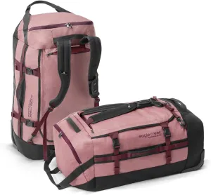 Eagle Creek Cargo Hauler 110L Rolling Duffle Bag with Wheels and Handle, Tuck-Away Backpack Straps, Easy-Access End Pocket & U-Lid Main Compartment, Earth Red