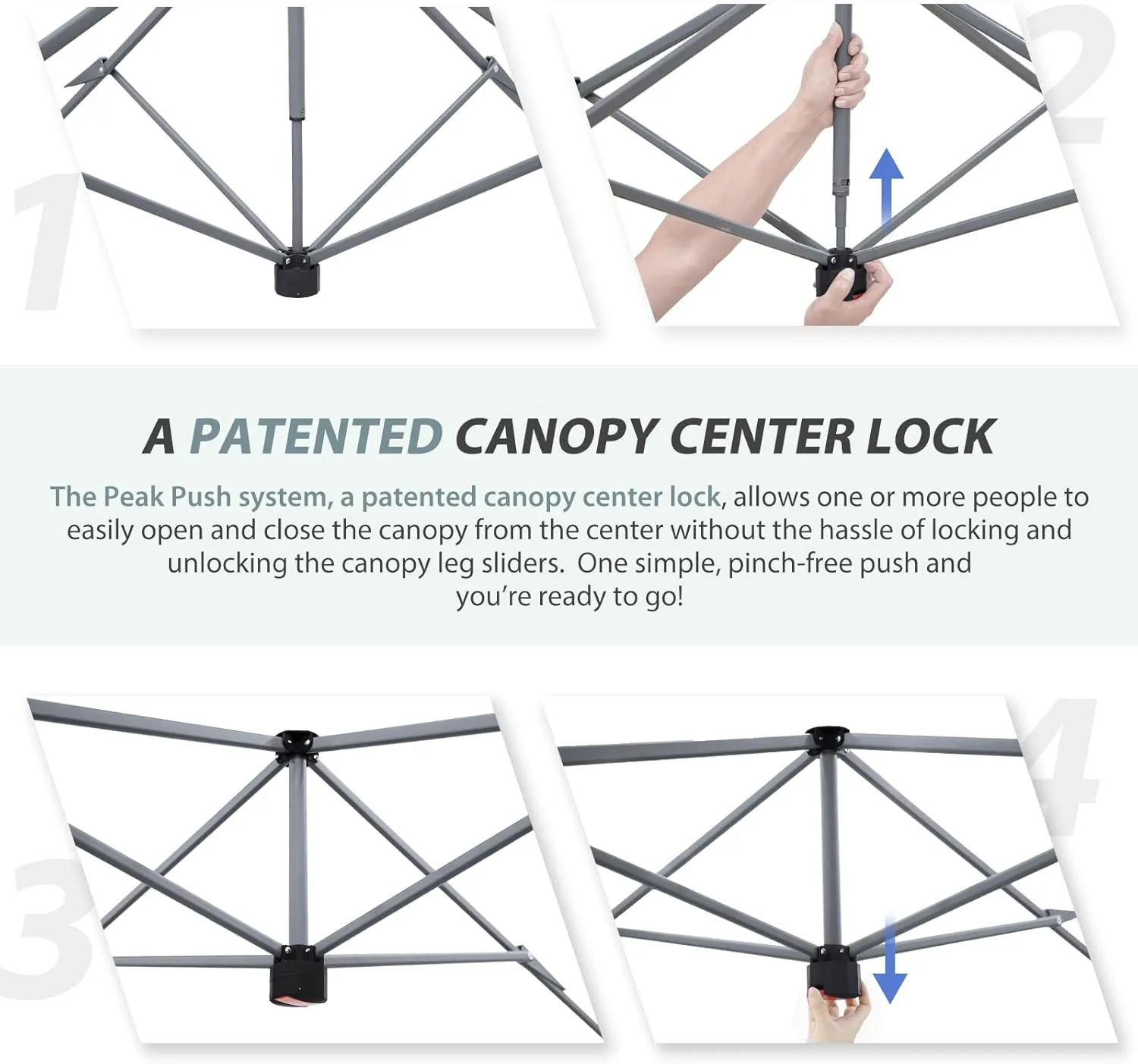 EAGLE PEAK 13x13 Pop up Canopy Tent w/One Wall, Instant Canopy Easy Set up Folding Shelter w/One Privacy Curtain, 169 Square Feet Sun Shade, American Flag