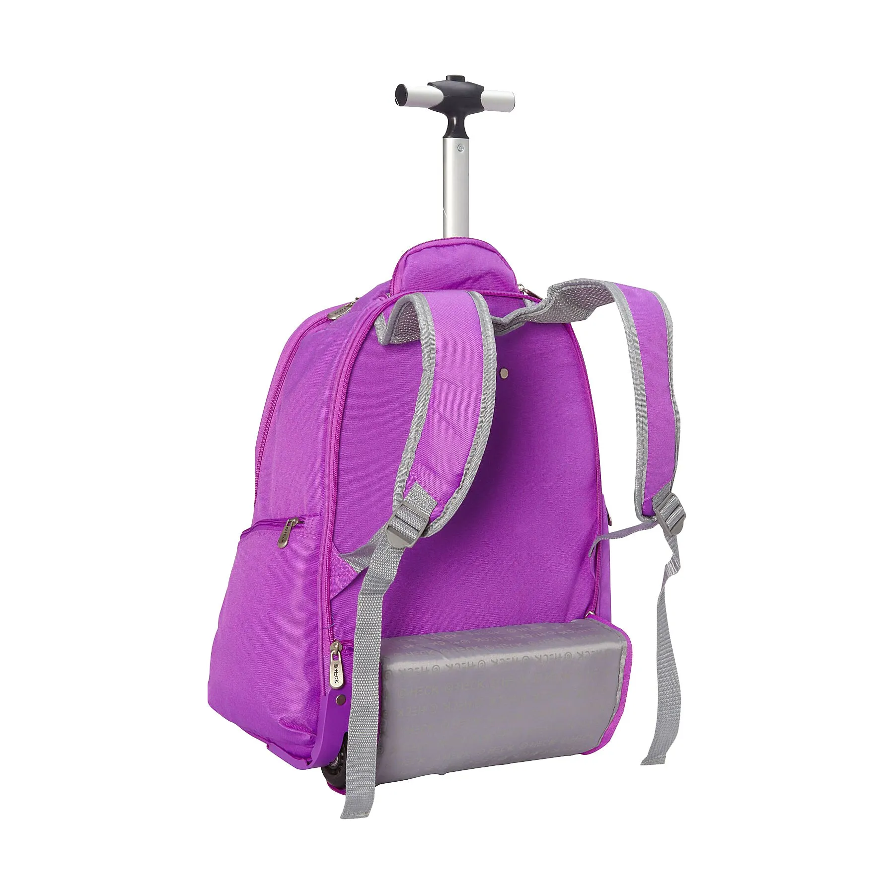 Ed Heck Lightweight 5-PC Spinner Luggage Set Purple-Money Doggie One Size U2