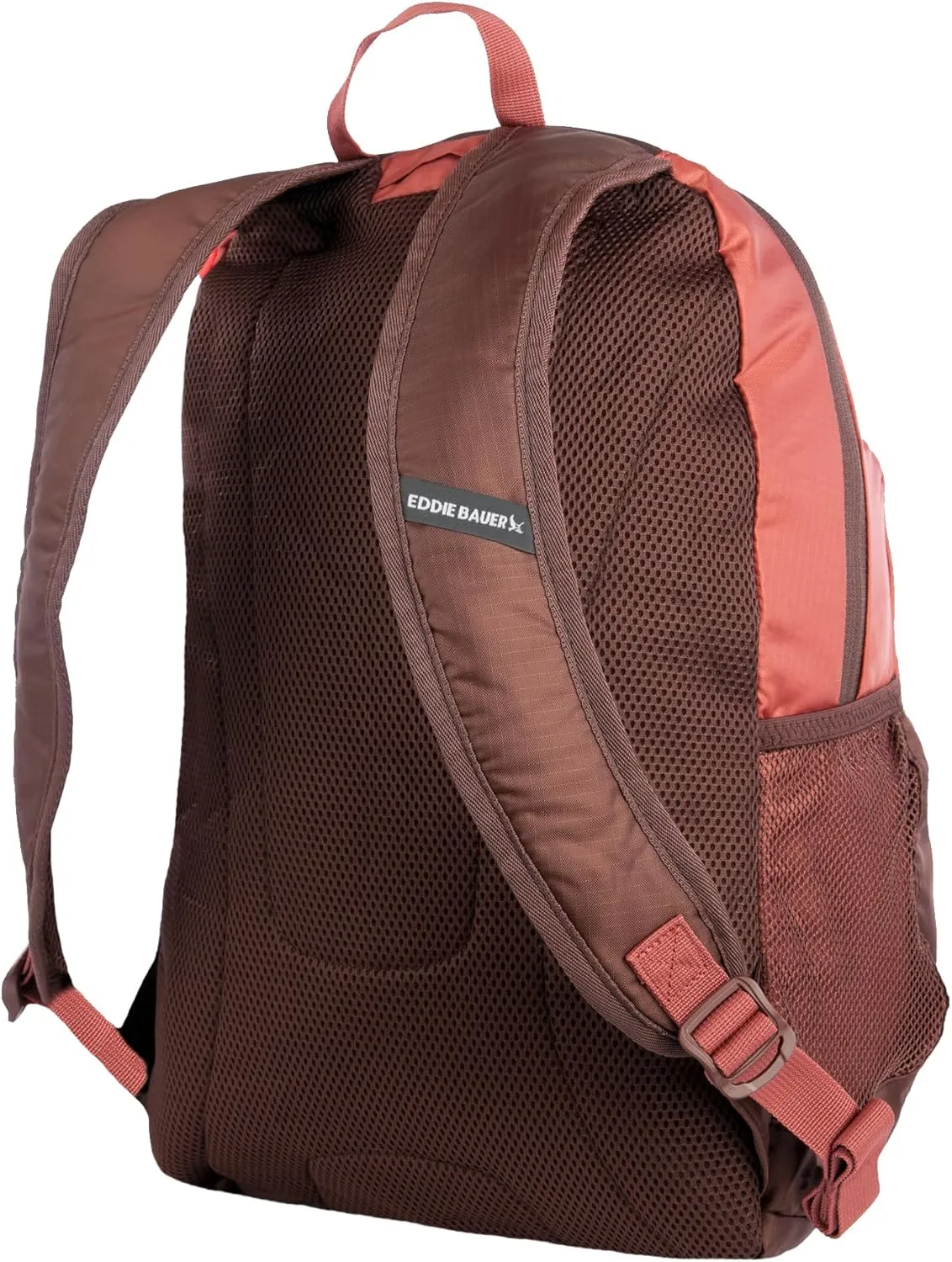 Eddie Bauer Stowaway Packable Backpack-Made from Ripstop Polyester, Maroon, 30L