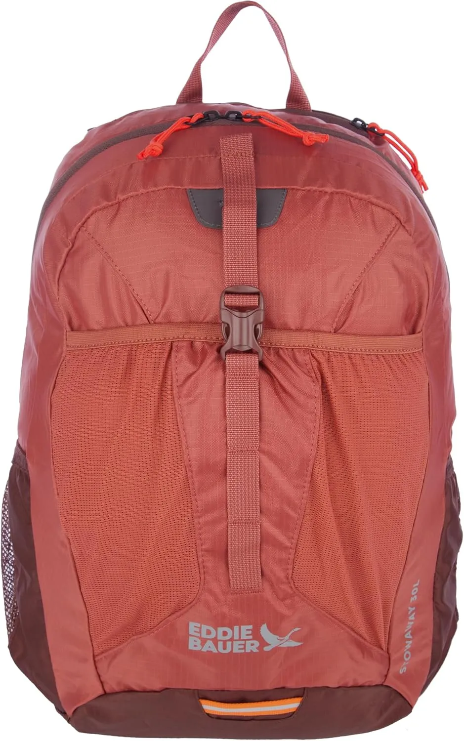 Eddie Bauer Stowaway Packable Backpack-Made from Ripstop Polyester, Maroon, 30L