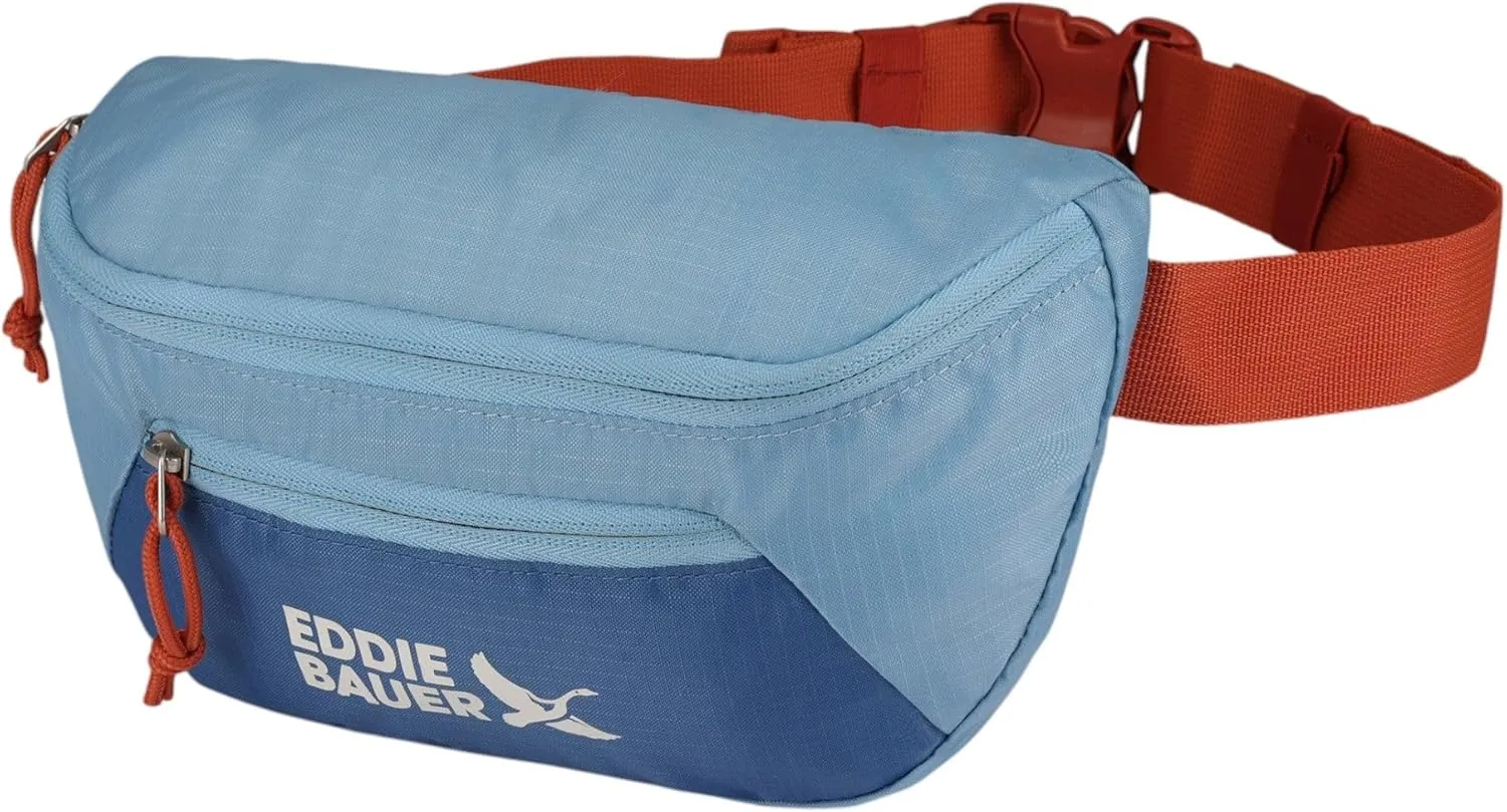 Eddie Bauer Stowaway Packable Waistpack | Sling | Fanny | Travel | Lightweight | Outdoor | Ripstop Polyester