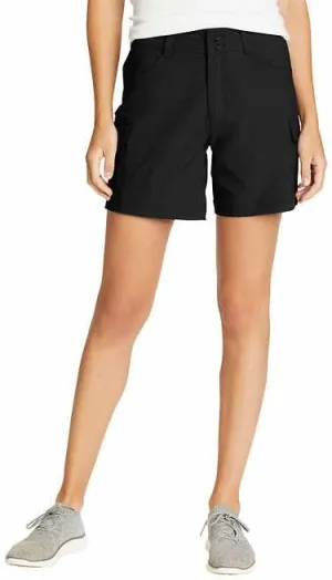 Eddie Bauer Women's Guide Pro Rainier Shorts, True Black, 8