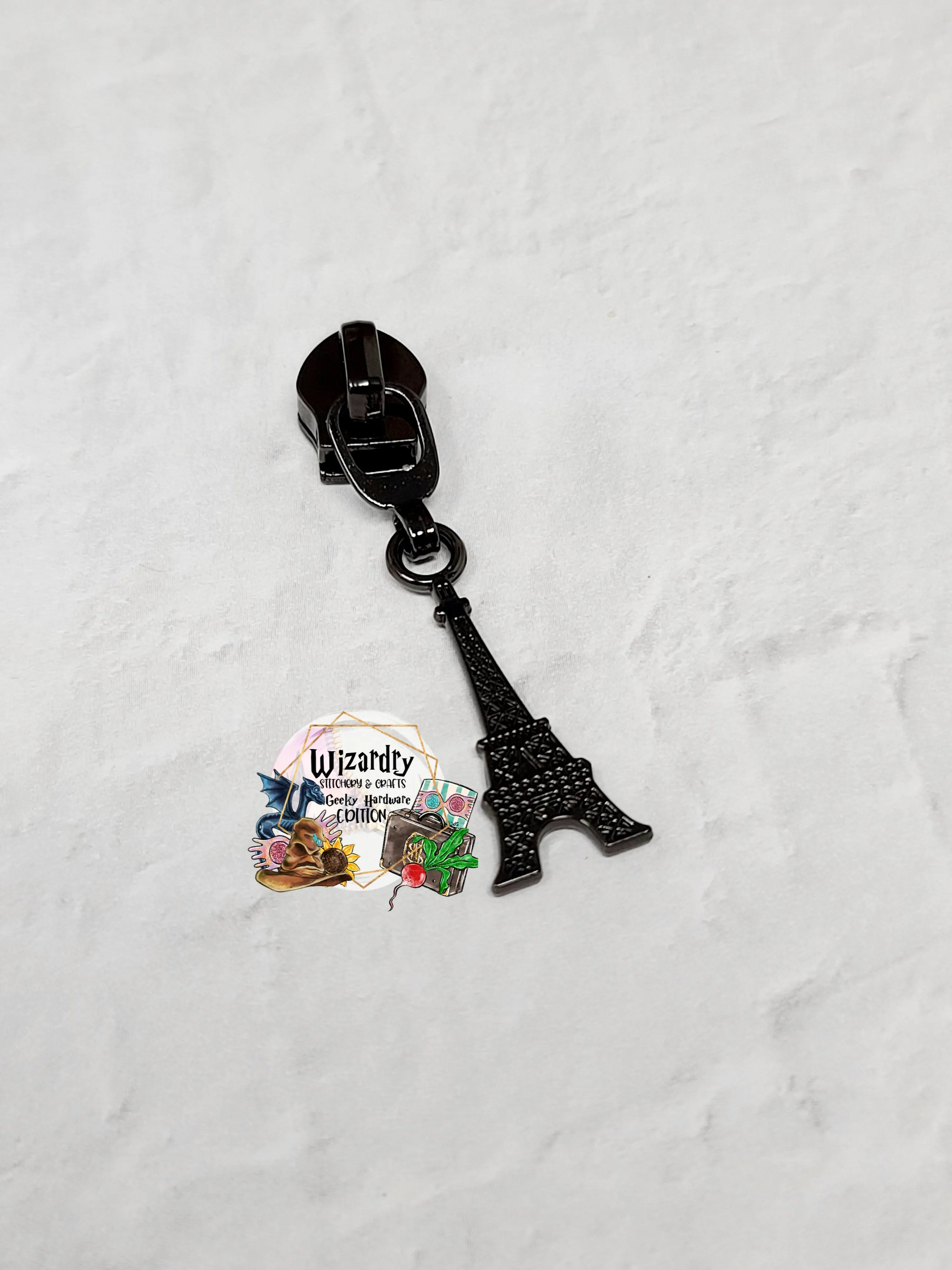Eiffel Tower #5 Nylon Zipper Pulls