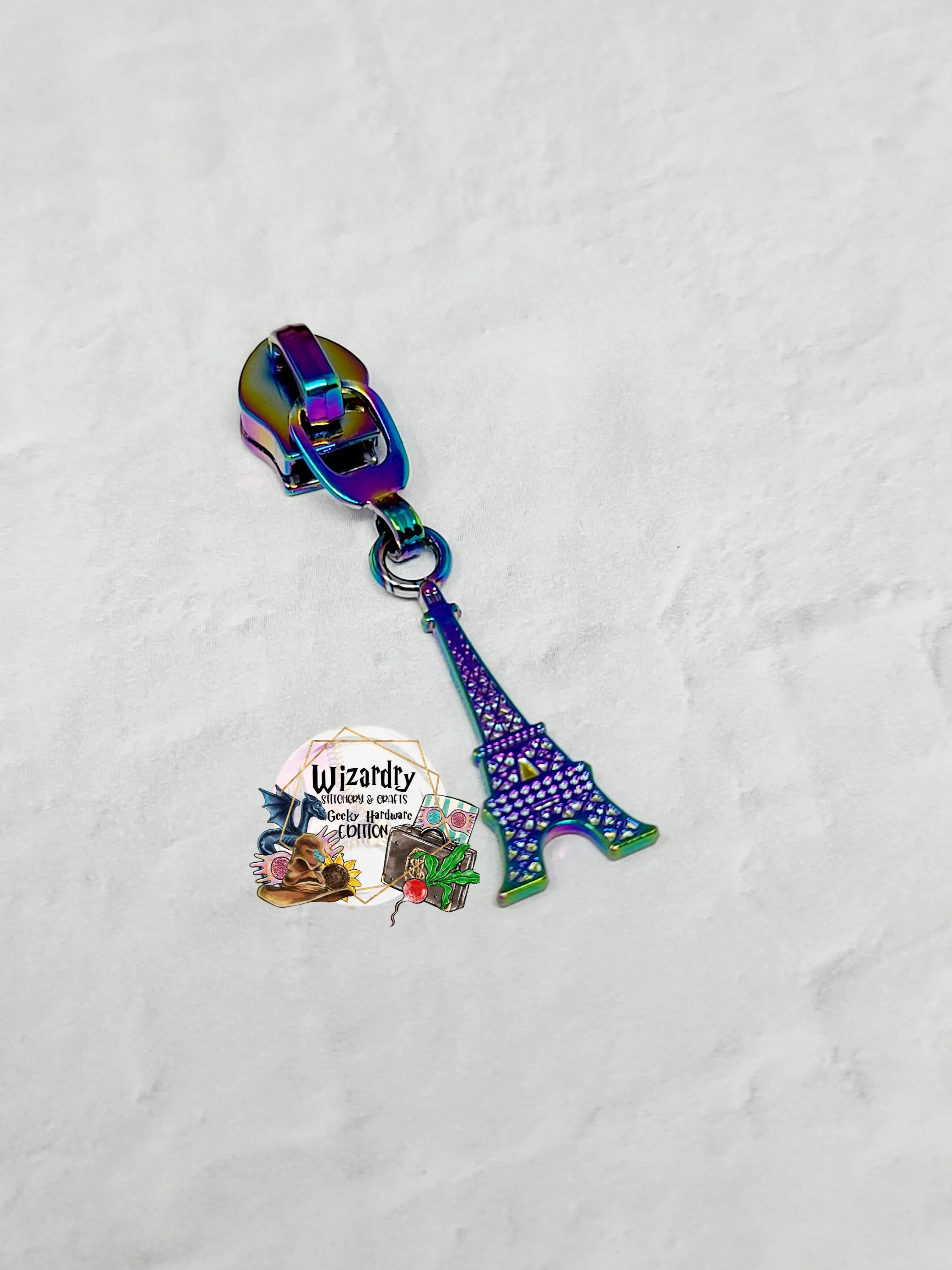 Eiffel Tower #5 Nylon Zipper Pulls