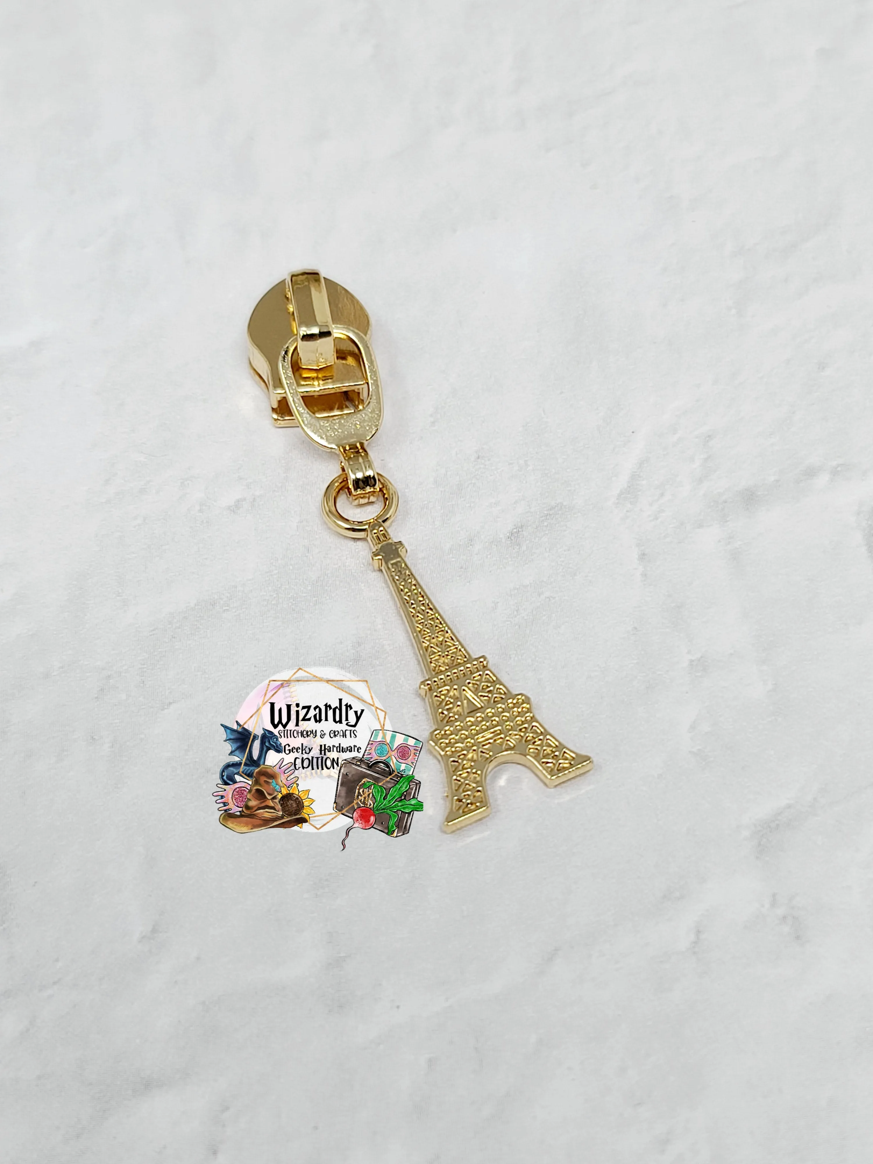 Eiffel Tower #5 Nylon Zipper Pulls